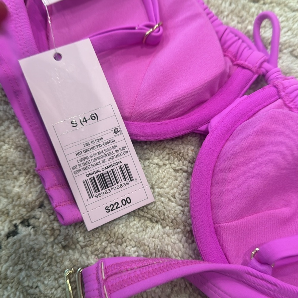 Target swimsuit new bottoms xxs top small - Picture 6 of 6